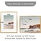 8x10 Aluminum Photo Frame for 5x7 Pictures with Ivory Mat or 8x10 Without, Real Glass, Wall or Tabletop Metal Picture Frame Collection (Gold, 1 Pack)